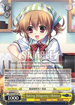 Baking Diligently! Makina - GRI/S72-E001 - Double Rare available at 401 Games Canada