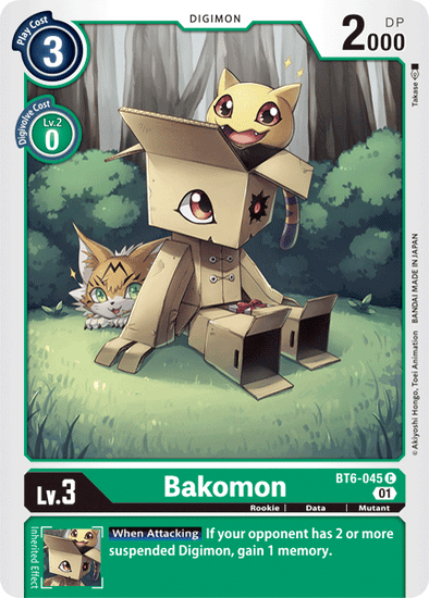 Bakomon - BT6-045 - Common available at 401 Games Canada