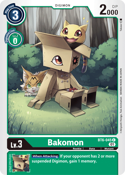 Bakomon - BT6-045 - Common available at 401 Games Canada