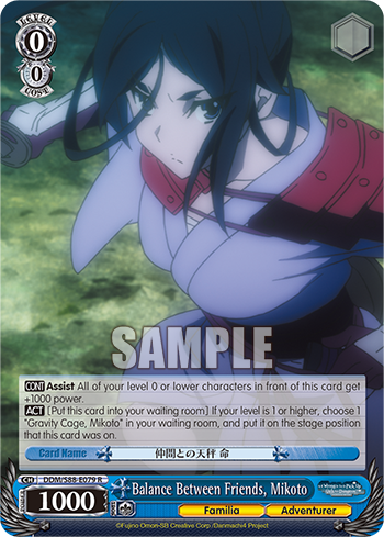 Balance Between Friends, Mikoto (Rare) available at 401 Games Canada