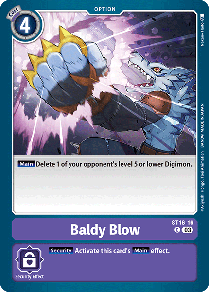 Baldy Blow - ST16-16 - Common available at 401 Games Canada