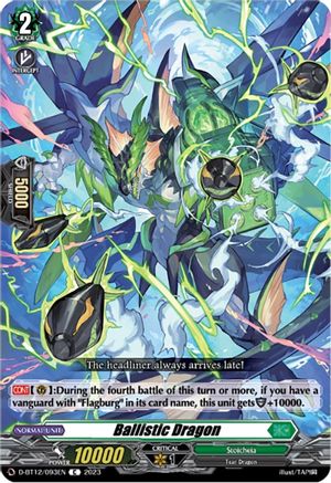 Ballistic Dragon - D-BT12/093EN - Common available at 401 Games Canada