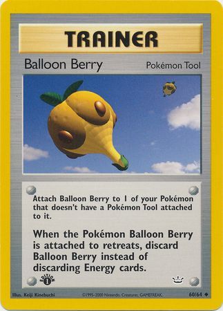 Balloon Berry - 60/64 - Uncommon - 1st Edition available at 401 Games Canada