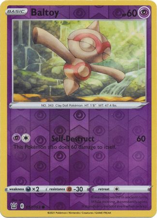 Baltoy - 057/163 - Common - Reverse Holo available at 401 Games Canada