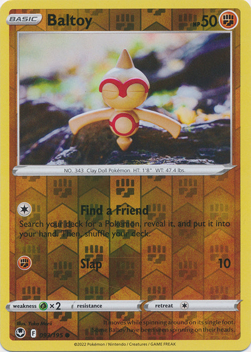 Baltoy - 093/195 - Common - Reverse Holo available at 401 Games Canada