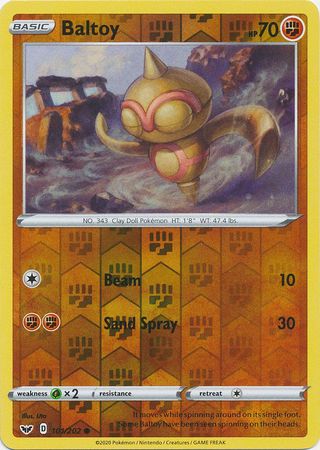 Baltoy - 101/202 - Common - Reverse Holo available at 401 Games Canada