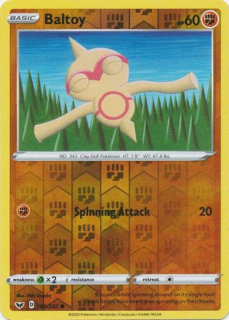 401 Games Canada - Baltoy - 102/202 - Common - Reverse Holo 401 Games Canada - Baltoy - 102/202 - Common - Reverse Holo