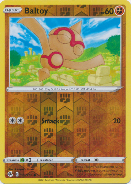 Baltoy - 144/264 - Common - Reverse Holo available at 401 Games Canada