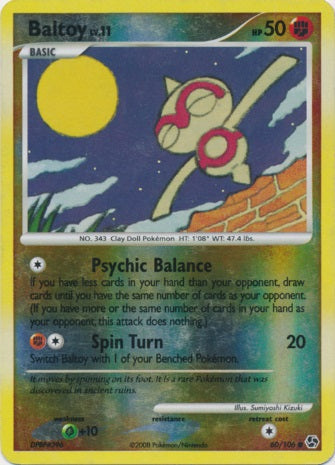 Baltoy - 60/106 - Common - Reverse Holo available at 401 Games Canada