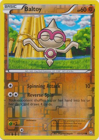 Baltoy - 63/124 - Common - Reverse Holo available at 401 Games Canada