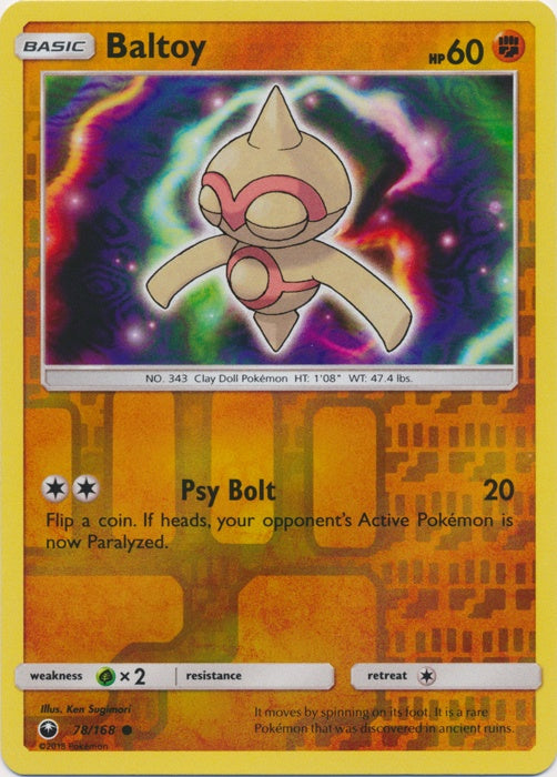 Baltoy - 78/168 - Common - Reverse Holo available at 401 Games Canada