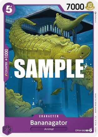 Bananagator - OP04-062 - Common available at 401 Games Canada