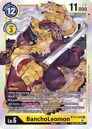 BanchoLeomon - BT13-044 - Rare available at 401 Games Canada