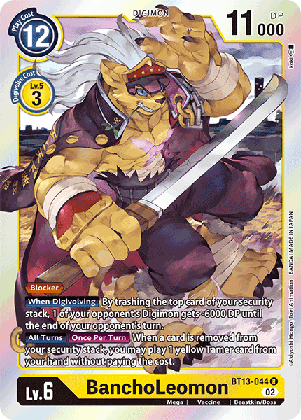 BanchoLeomon - BT13-044 - Rare available at 401 Games Canada