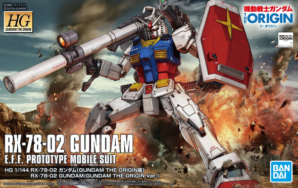 Bandai: Gunpla - HGTO - #26 RX-78-02 Gundam (Gundam The Origin Ver.) 1/144 available at 401 Games Canada