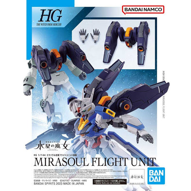 Bandai: Gunpla - HGTWFM - #13 Mirasoul Flight Unit 1/144 available at 401 Games Canada