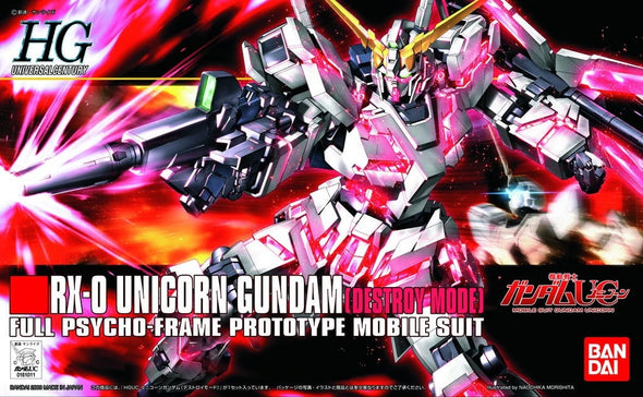 Bandai: Gunpla - HGUC - #100 RX-0 Unicorn Gundam 1/144 available at 401 Games Canada