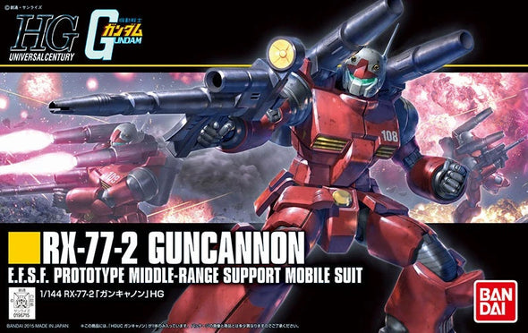 Bandai: Gunpla - HGUC - #190 RX-77-2 Guncannon (Revive) 1/144 available at 401 Games Canada