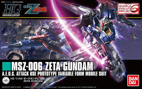 Bandai: Gunpla - HGUC - #203 MSZ-006 Zeta Gundam 1/144 available at 401 Games Canada