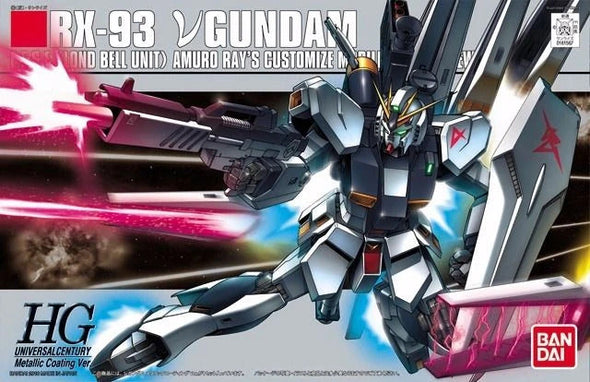 Bandai: Gunpla - HGUC - RX-93 (ν) Nu Gundam (Metallic Coating) 1/144 available at 401 Games Canada