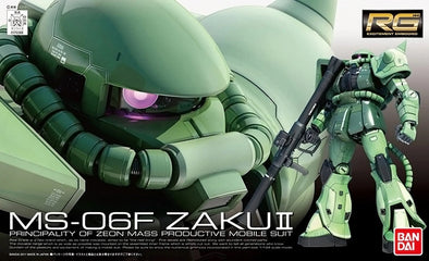 Bandai: Gunpla - RG - #04 MS-06F Zaku II 1/144 available at 401 Games Canada