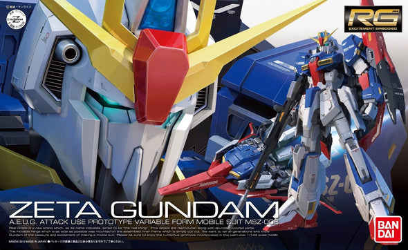 Bandai: Gunpla - RG - #10 MSZ-006 Zeta Gundam 1/144 available at 401 Games Canada