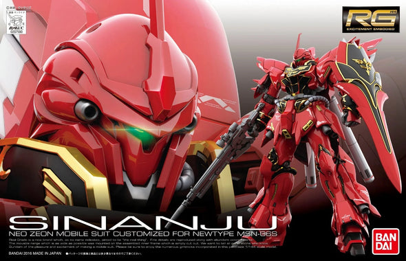 Bandai: Gunpla - RG - #22 MSN-06S Sinanju 1/144 available at 401 Games Canada