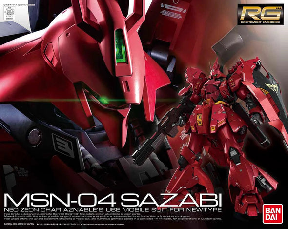 Bandai: Gunpla - RG - #29 MSN-04 Sazabi 1/144 available at 401 Games Canada