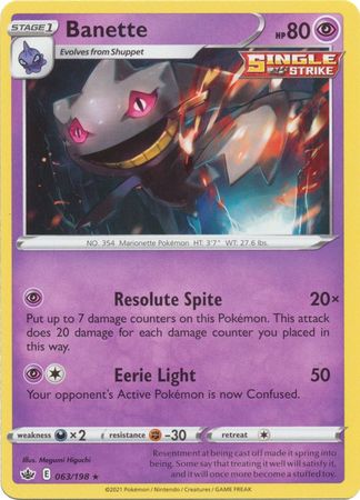 Banette - 063/198 - Rare available at 401 Games Canada