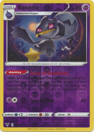 Banette - 068/185 - Rare - Reverse Holo available at 401 Games Canada