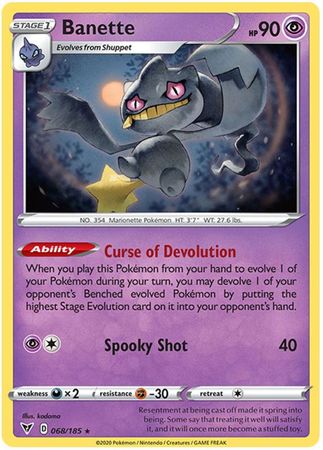 Banette - 068/185 - Rare available at 401 Games Canada