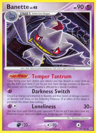 Banette - 19/127 - Rare available at 401 Games Canada