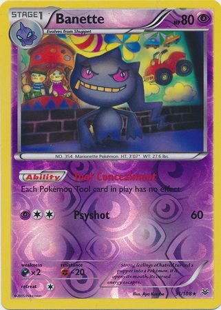 Banette - 31/108 - Rare - Reverse Holo available at 401 Games Canada