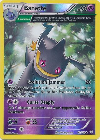 Banette - 32/108 - Rare - Reverse Holo available at 401 Games Canada