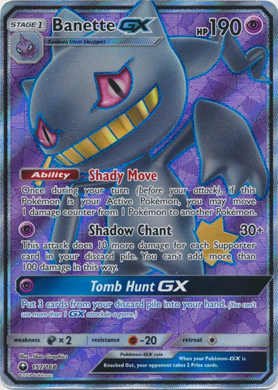 Banette GX - 157/168 - Full Art Ultra Rare available at 401 Games Canada