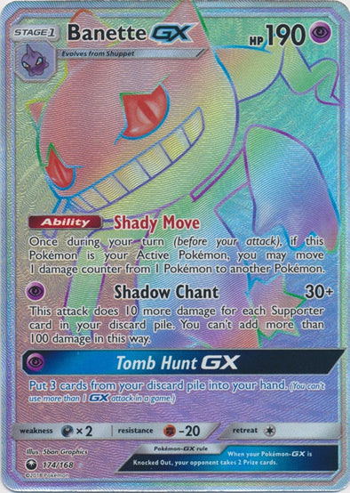 Banette GX - 174/168 - Hyper Rare available at 401 Games Canada