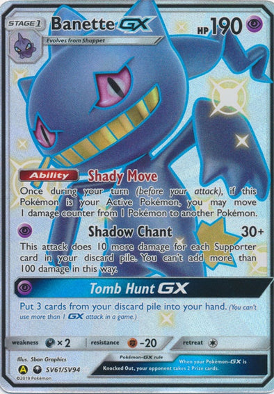 Banette GX - SV61/SV94 - Shiny Ultra Rare available at 401 Games Canada