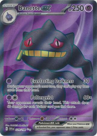 Banette ex - 229/198 - Full Art Ultra Rare available at 401 Games Canada