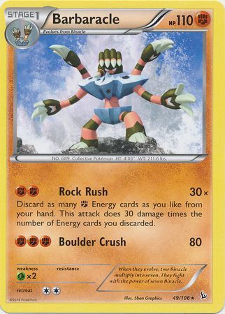 Barbaracle - 49/106 - Rare available at 401 Games Canada