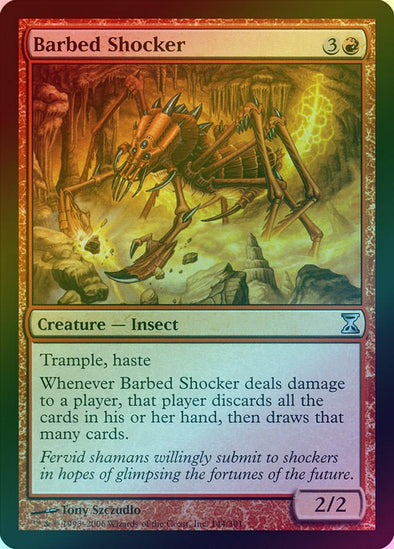 Barbed Shocker (Foil) (TSP) available at 401 Games Canada