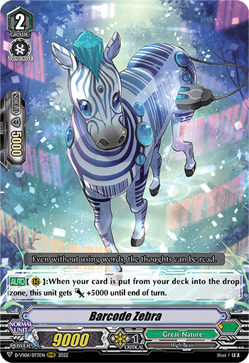 Barcode Zebra - D-VS06/073 - Triple Rare available at 401 Games Canada