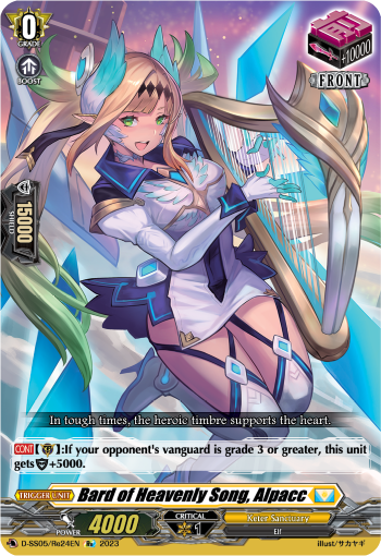 Bard of Heavenly Song, Alpacc - D-SS05/Re24 - Special Reprint available at 401 Games Canada