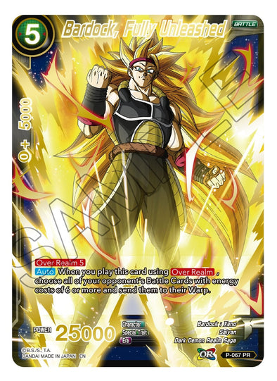 Bardock, Fully Unleashed - P-067 - Common (Gold Stamped) available at 401 Games Canada