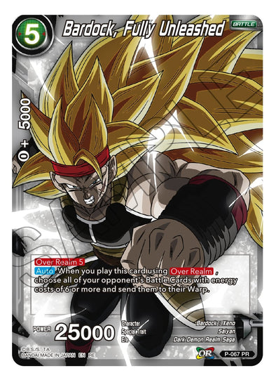 Bardock, Fully Unleashed - P-067 - Common (Reprint) available at 401 Games Canada