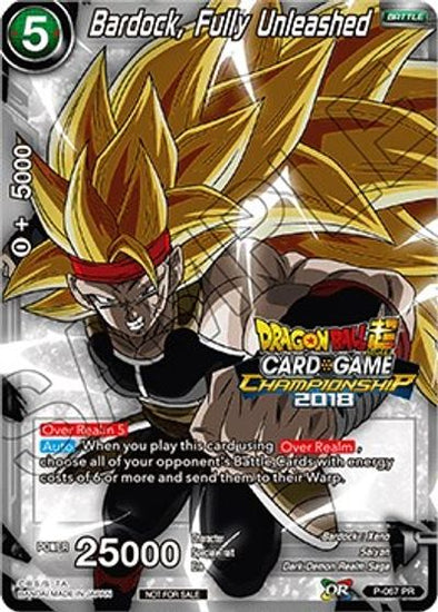 Bardock, Fully Unleashed - P-067 - Promo available at 401 Games Canada