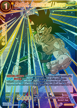 Bardock, Resurrected Lineage - EX19-15 - Expansion Rare (Foil) available at 401 Games Canada