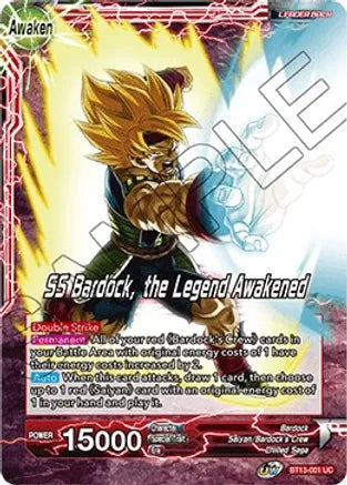 Bardock // SS Bardock, the Legend Awakened - BT13-001 - Uncommon available at 401 Games Canada