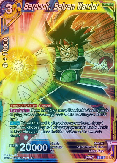 Bardock, Saiyan Warrior - BT18-146 - Rare (Foil) available at 401 Games Canada