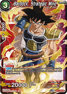 Bardock, Strategic Mind - BT11-025 - Super Rare (Reprint) available at 401 Games Canada