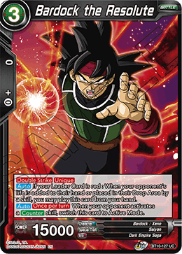 Bardock the Resolute - BT10-127 - Uncommon (FOIL) (Reprint) available at 401 Games Canada